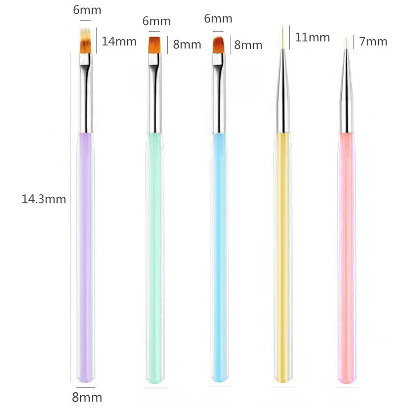 Precision Nail Art Brush Set Stornfield 1787460852
