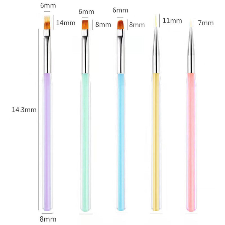 Precision Nail Art Brush Set Stornfield 1787460852
