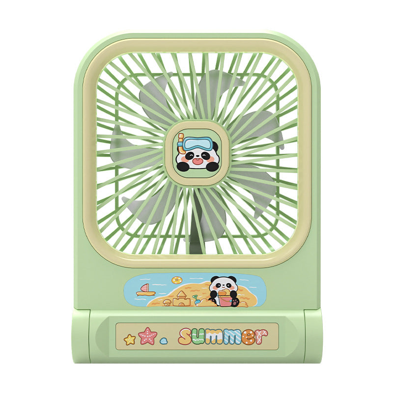 Women portable mini table fan in panda design Stornfield