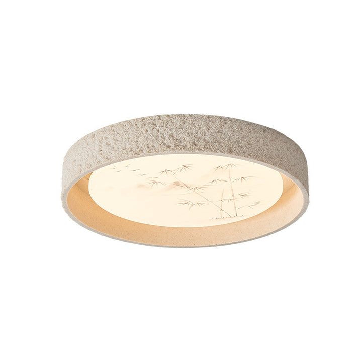 Modern Stone Mixture Ceiling Light