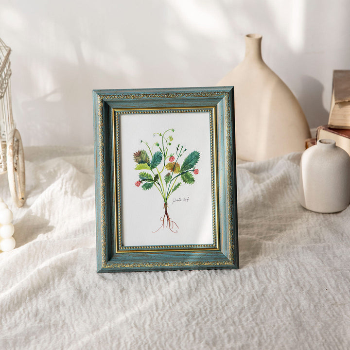 Decorative Botanical Illustration Frame