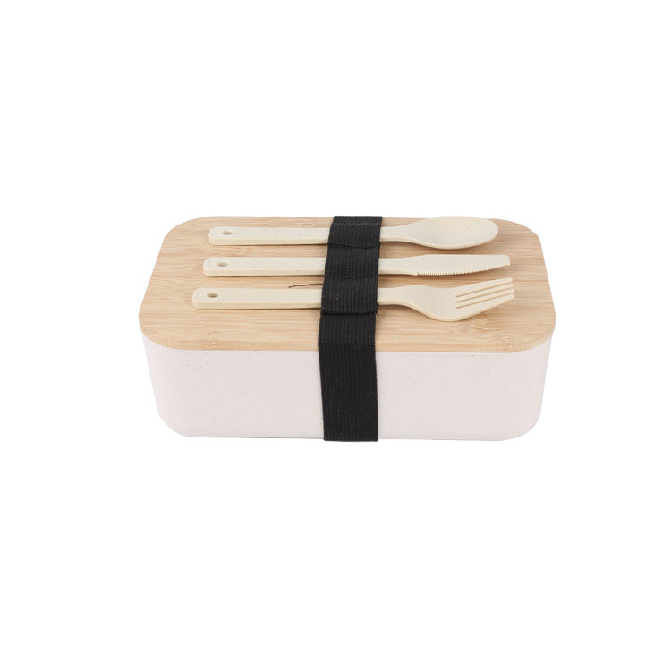 Eco-Friendly Bento Storage Box with Utensils