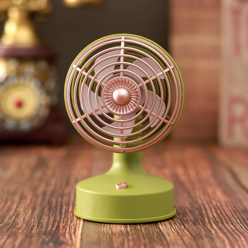 Unisex nan compact portable USB rechargeable mini desk fan with adjustable tilt Stornfield