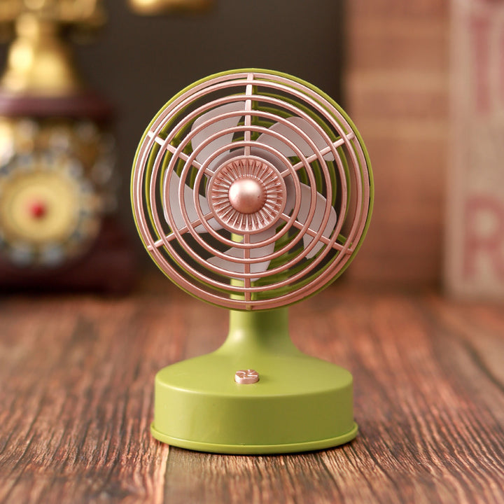 Unisex nan compact portable USB rechargeable mini desk fan with adjustable tilt Stornfield