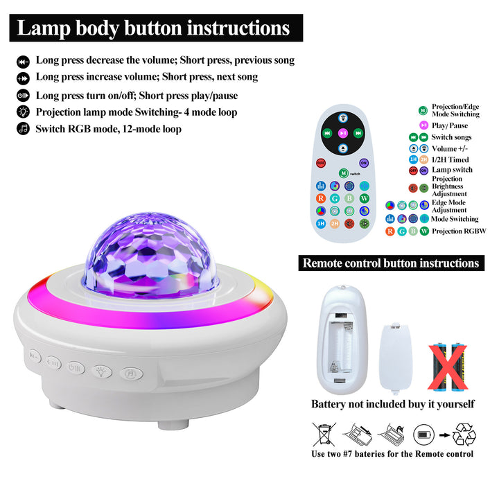 LED Projection Mood Lamp