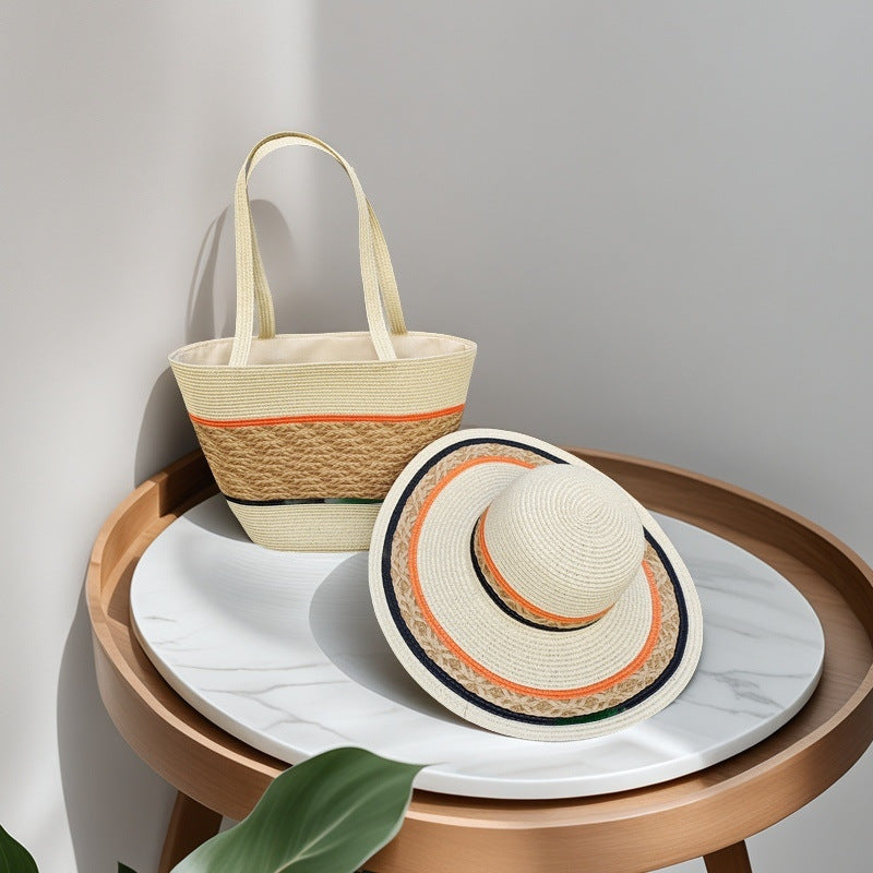 Beach bag and sun hat Stornfield