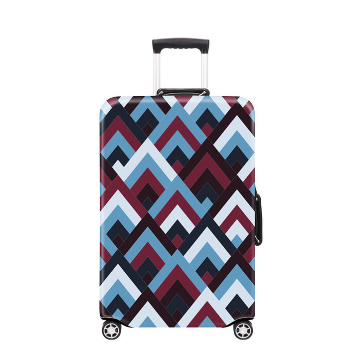 Women's Hard Shell Suitcase with Modern Geometric Design Stornfield