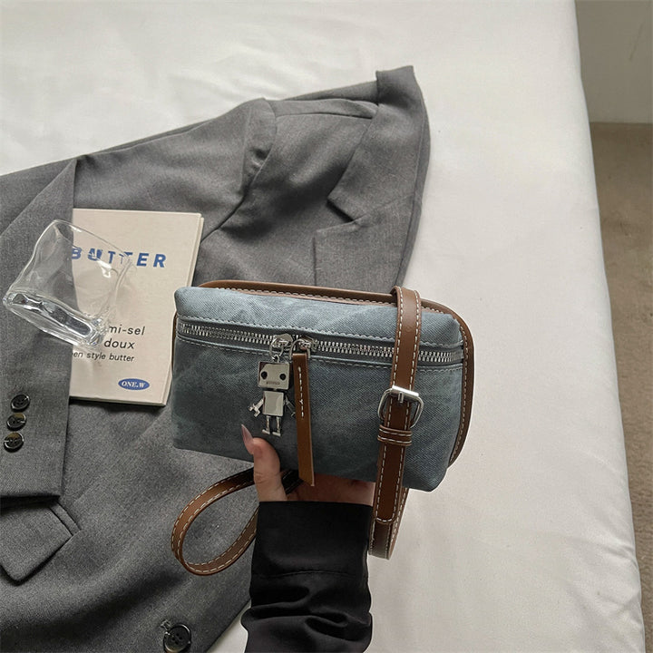 Compact Multi-Pocket Clutch Bag
