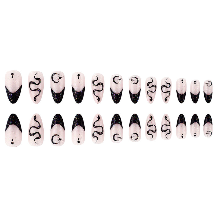 Artistic Gel Press-On Nail Set Stornfield