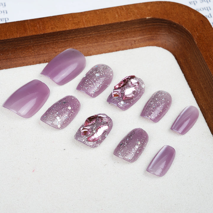 Decorative Glitter Press-On Nail Tips Stornfield