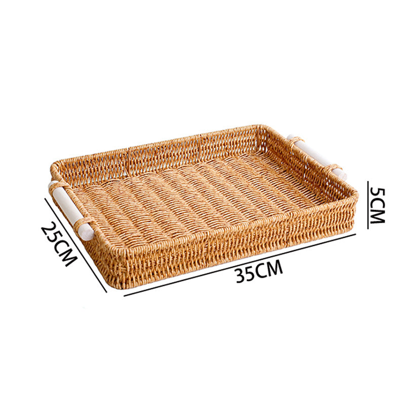 Handcrafted Woven Serving Tray Stornfield