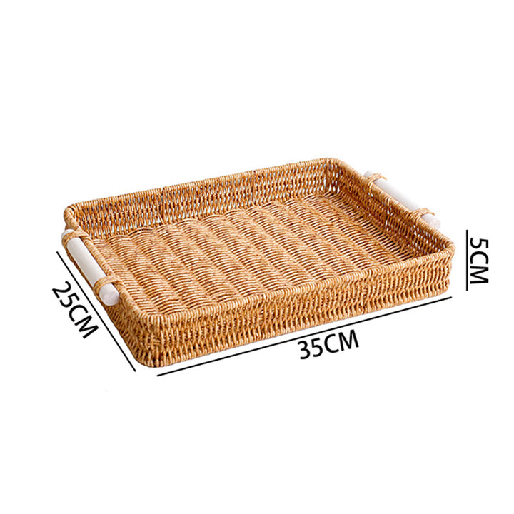 Woven Rectangular Serving Tray Stornfield