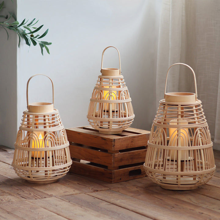 Handcrafted Rattan Lantern Stornfield