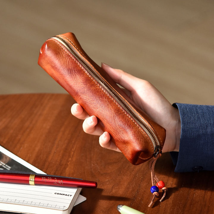 Premium Leather Pencil Case