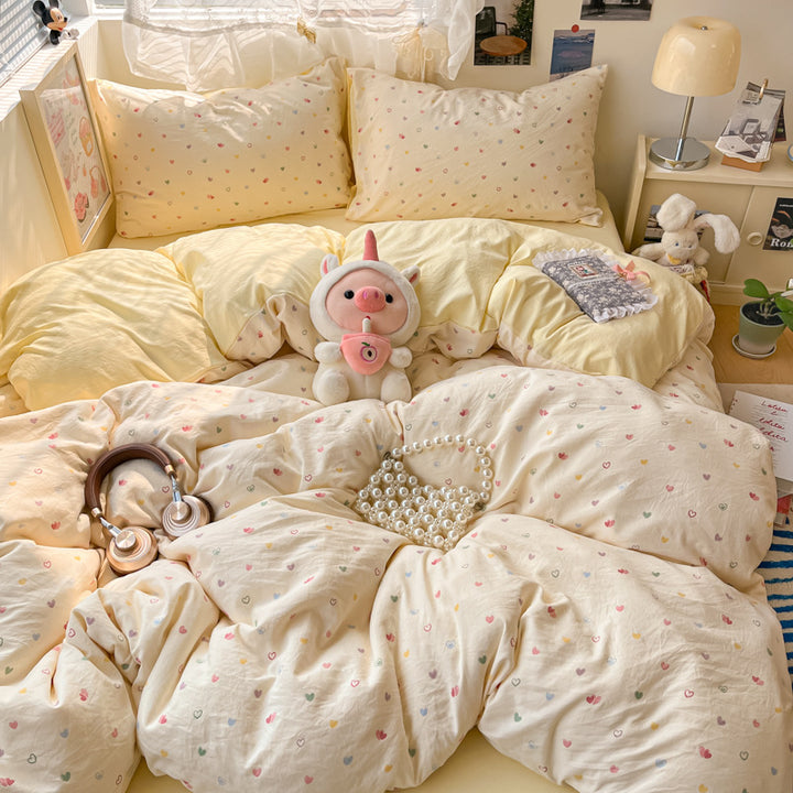 Floral Patterned Comforter Set