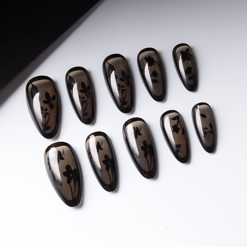 Elegant Floral Design Press-On Nails Stornfield