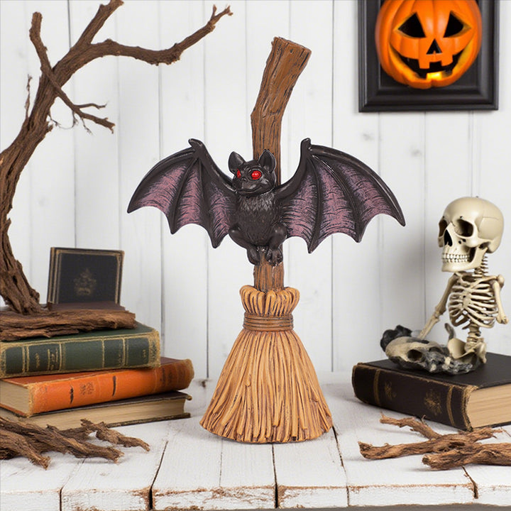 Halloween-Themed Decorative Bat Figurine