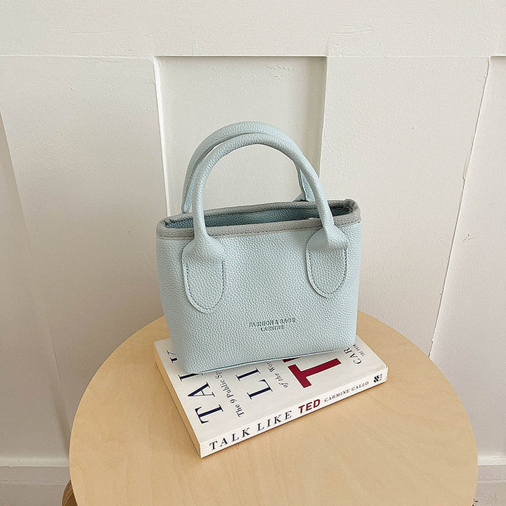 Elegant Textured Leather Handbag