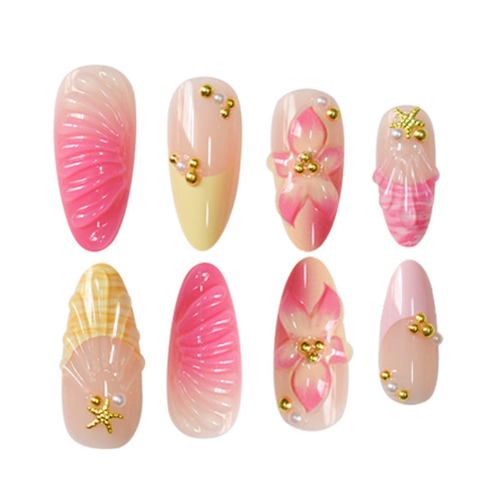 Elegant Floral Nail Art Extensions Stornfield 1787913880