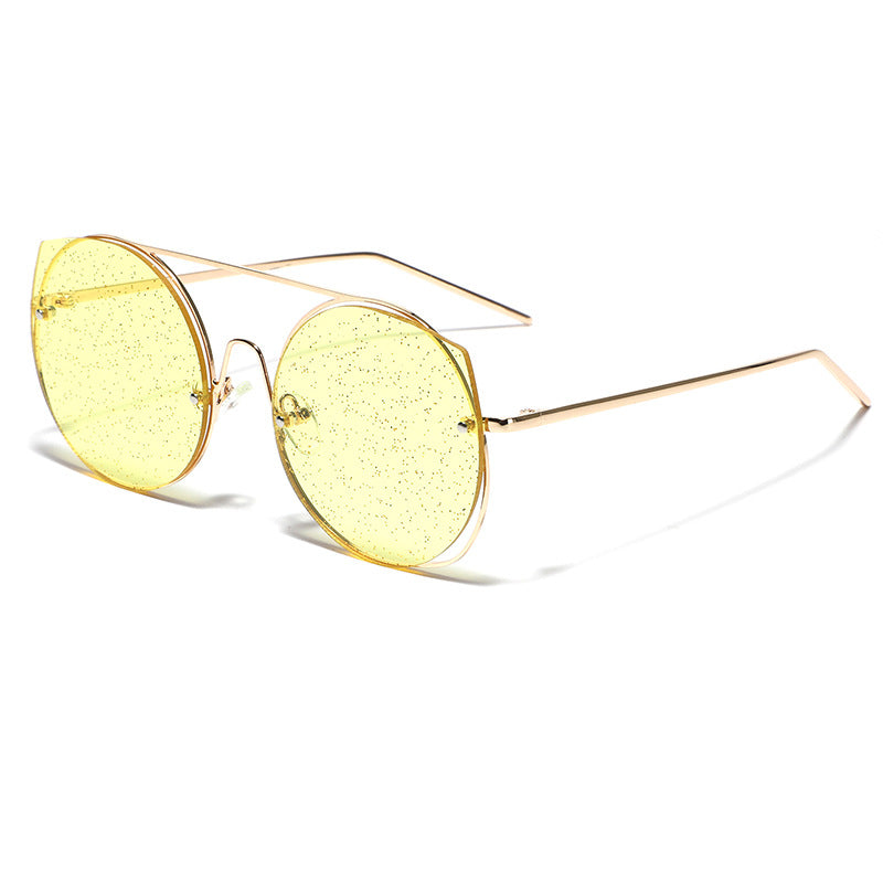 Women oversized sunglasses with glittering lenses Stornfield