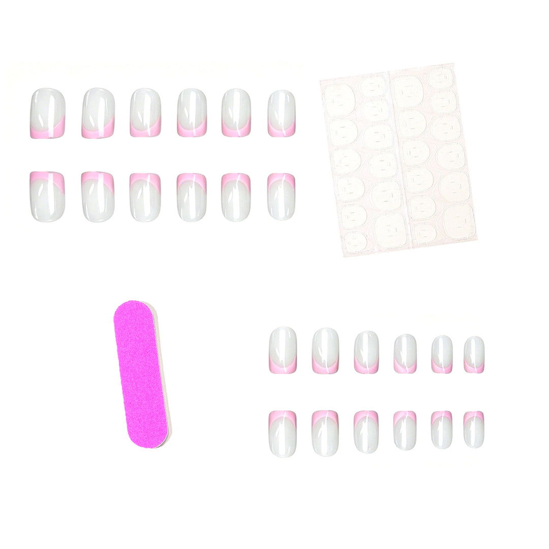 Elegant Ombre French Tip Nail Set Stornfield