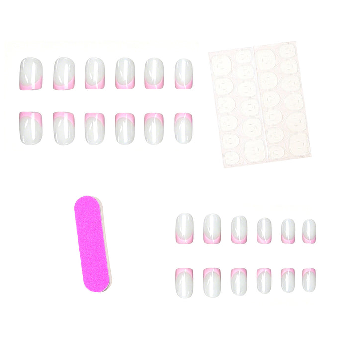 Elegant Ombre French Tip Nail Set Stornfield