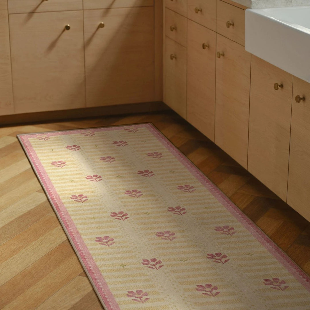 Contemporary Geometric Kitchen Runner