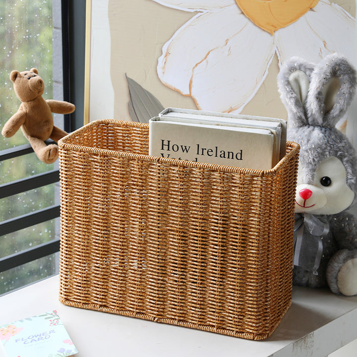 Unisex Rectangular Handwoven Storage Basket Stornfield