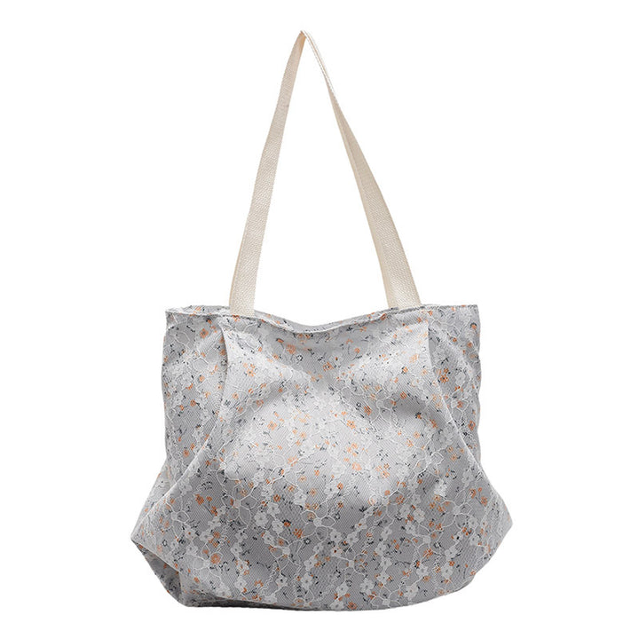 Floral Lace Spacious Tote Bag