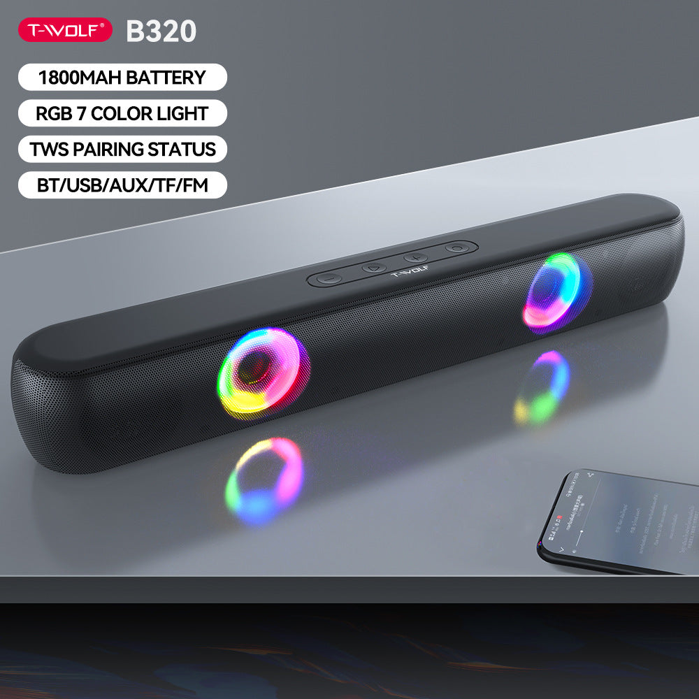 Bluetooth Speaker with RGB Lighting Stornfield