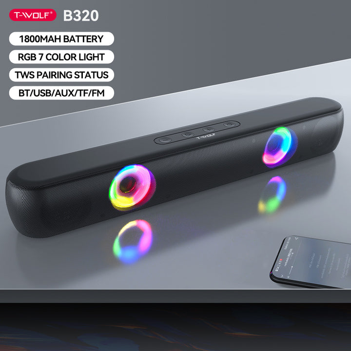 Bluetooth Speaker with RGB Lighting Stornfield