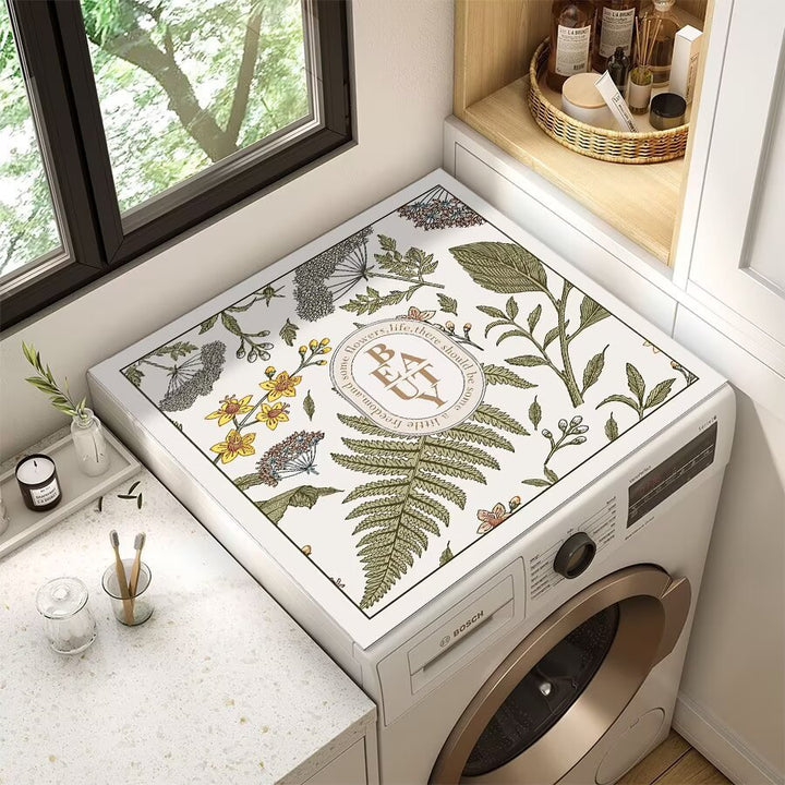 Decorative Floral Laundry Counter Mat Stornfield