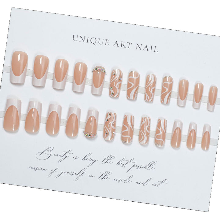 Artistic Gel Nail Tips Set Stornfield