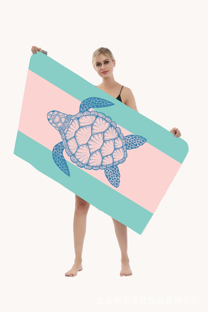 Beach towel with creative dolphin design Stornfield