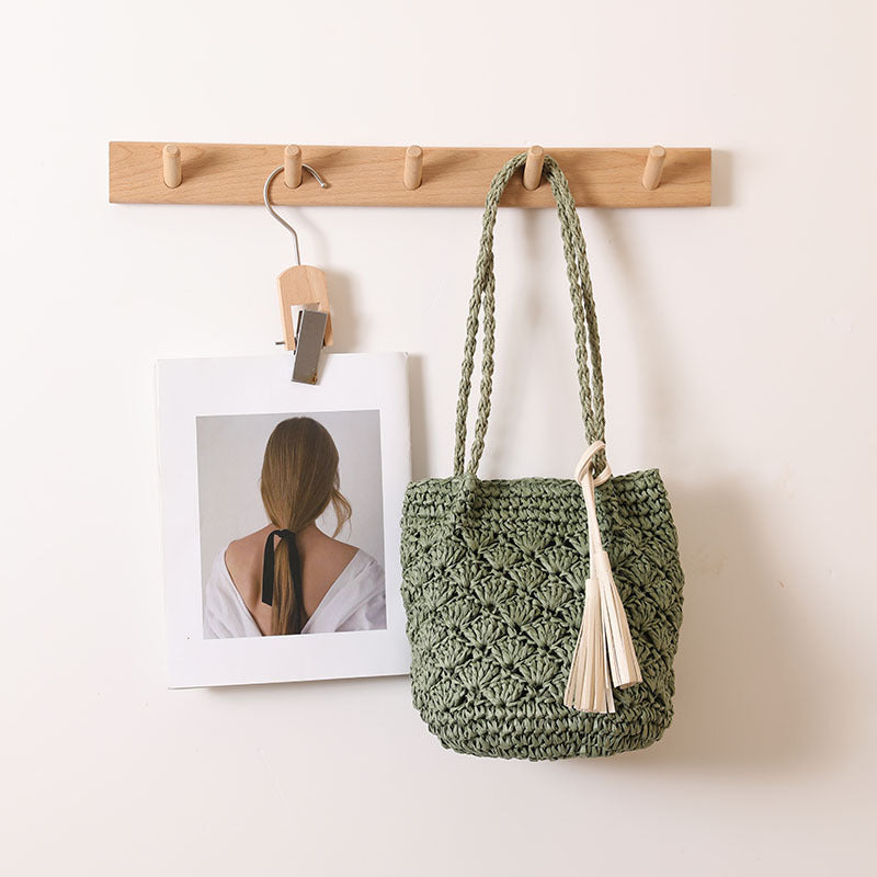 Hand-knotted macrame shoulder bag Stornfield