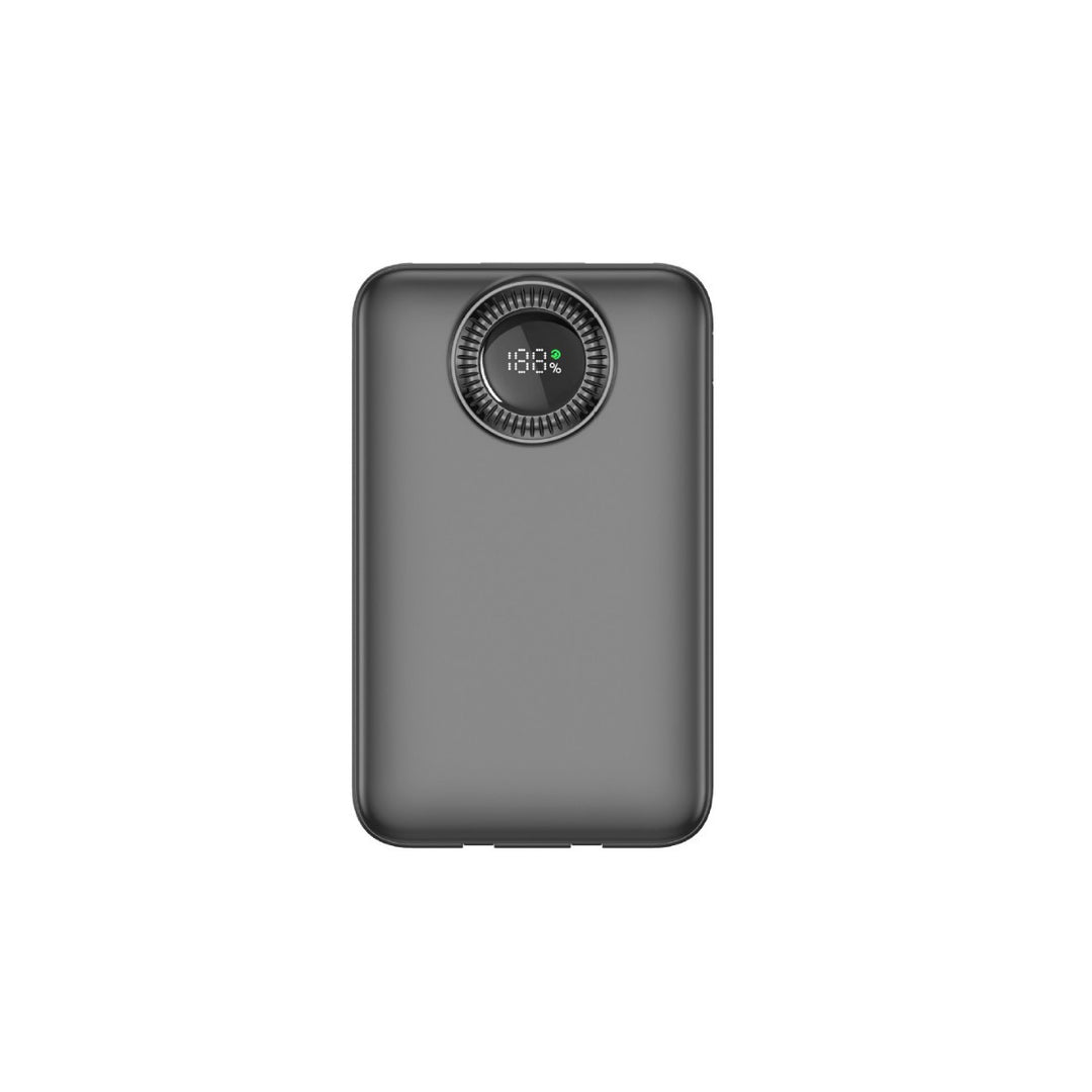 Portable high-performance power bank with inductive charging technology and digital display Stornfield
