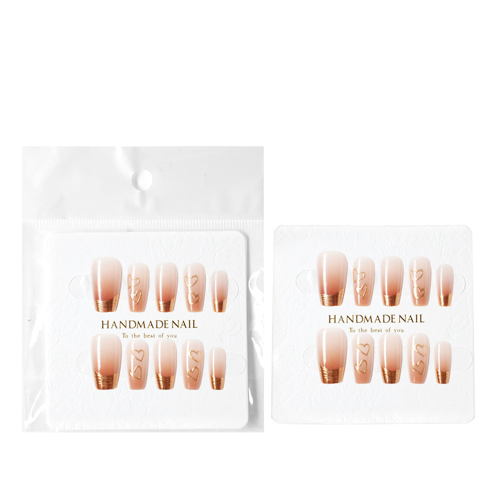 Intricate Nail Art Press-On Tips Stornfield