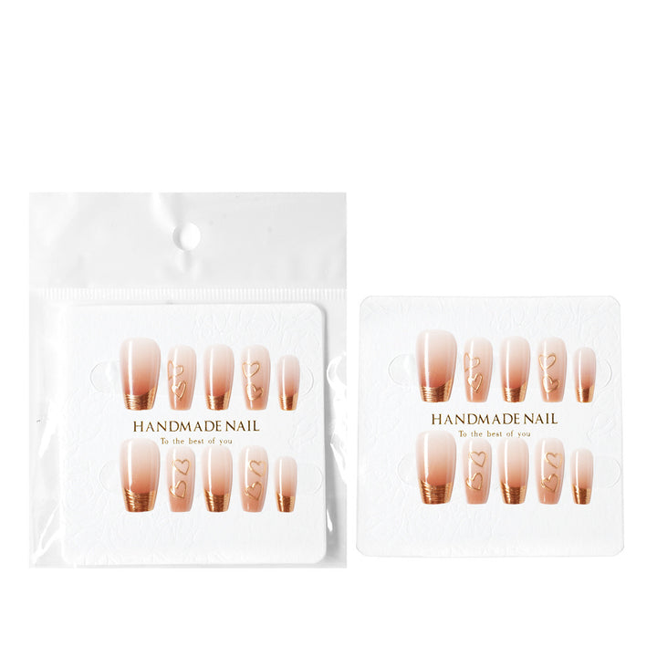 Intricate Nail Art Press-On Tips Stornfield