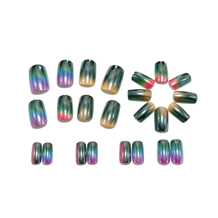 Spectacular Art Nails in Rainbow Design Stornfield