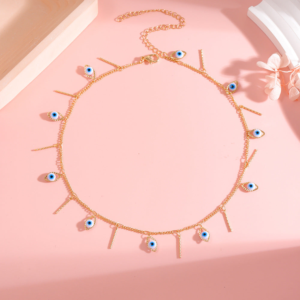 Decorative Evil Eye Charm Ankle Bracelet Stornfield