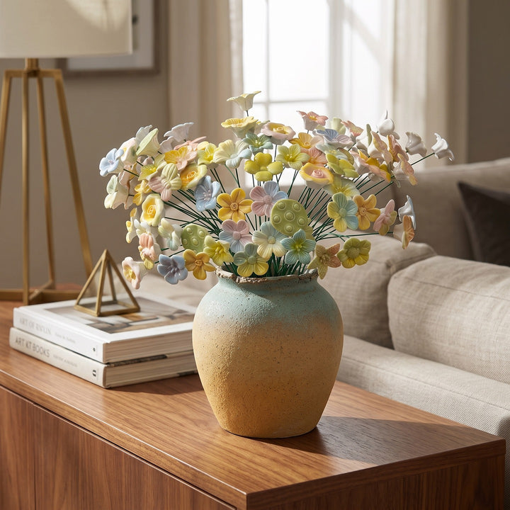Artistic Floral Sculpture