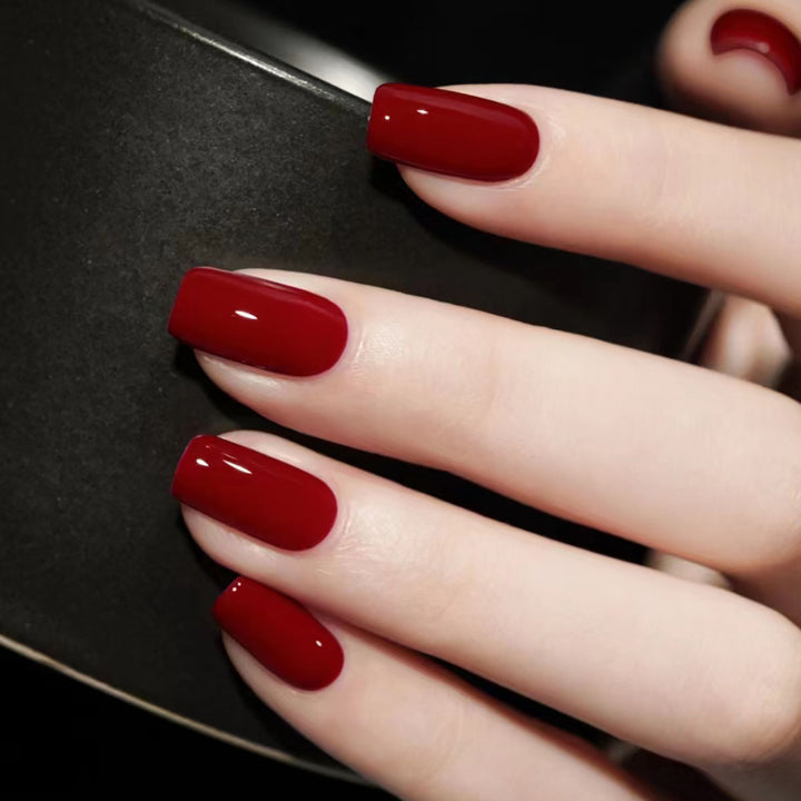Premium Glossy Long Press-On Nails Stornfield