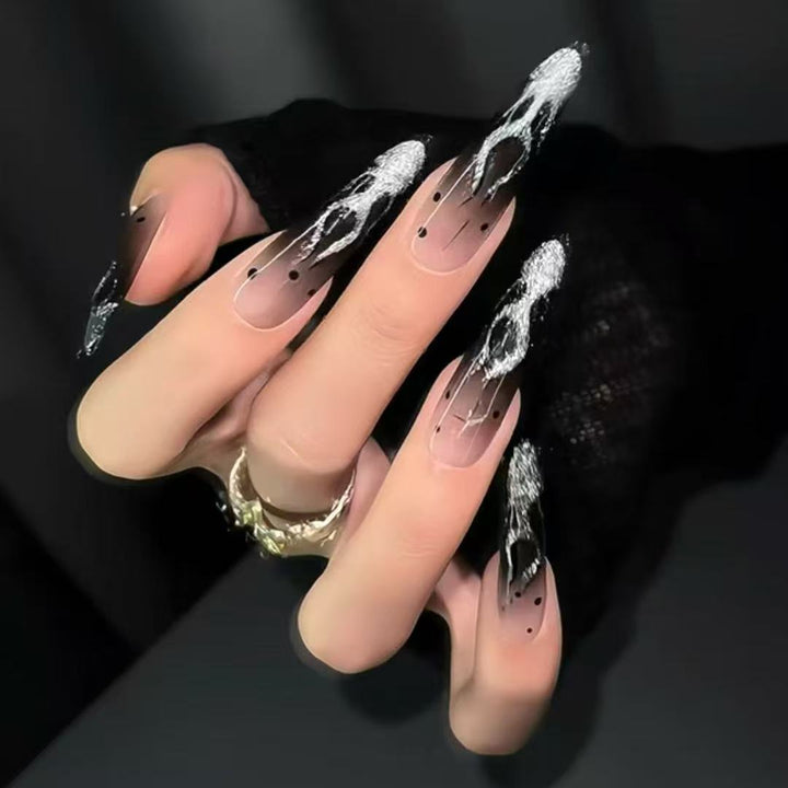 Artistic Long Stiletto Nail Art Set Stornfield