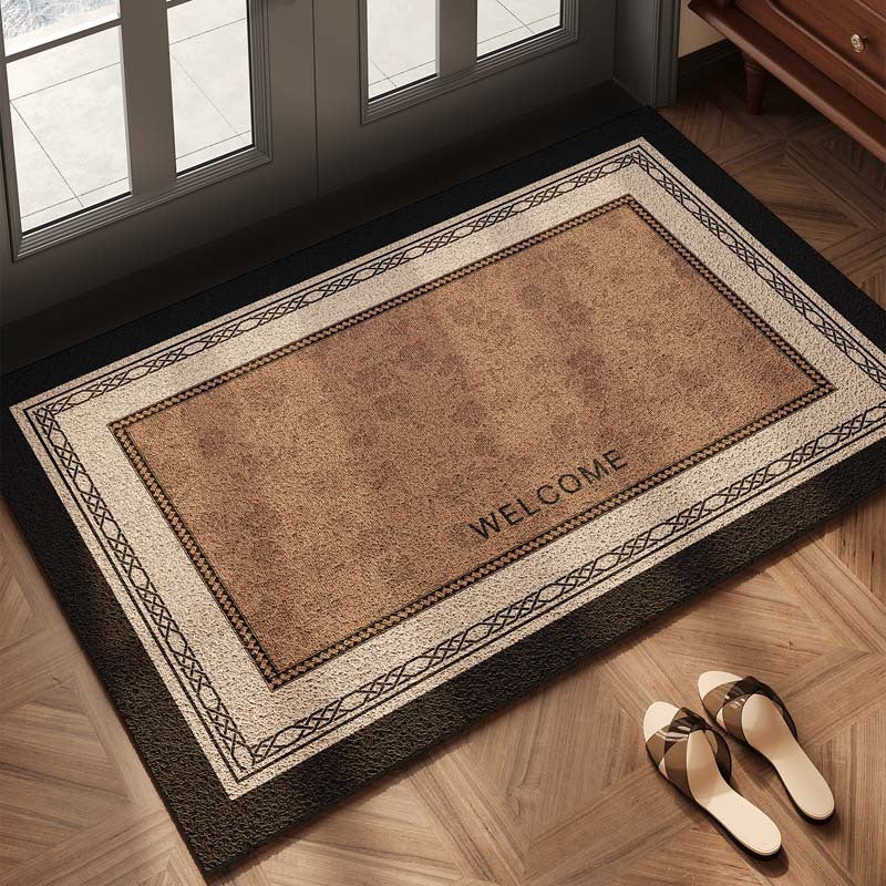 Checkerboard Pattern Welcome Mat Stornfield