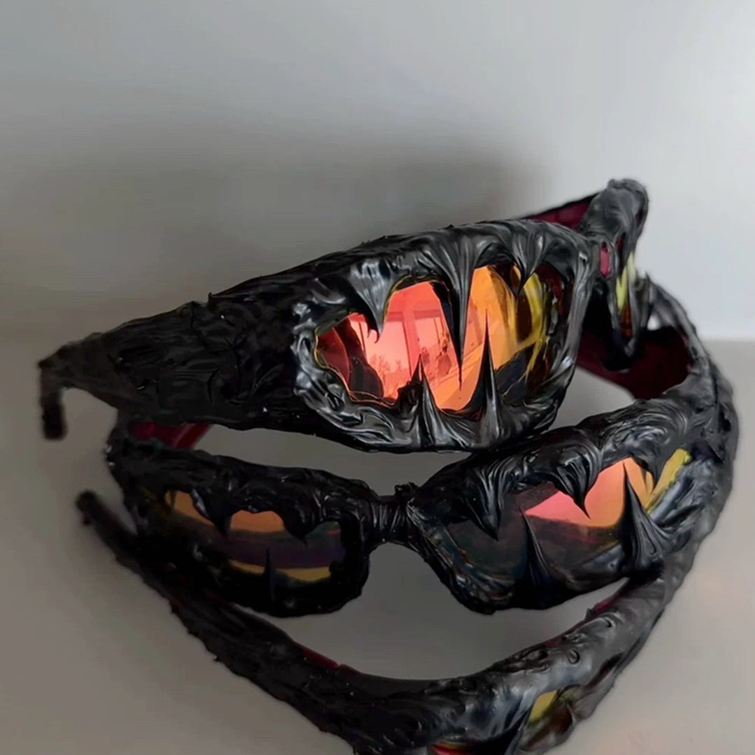 Women's sports sunglasses with creative monster design Stornfield
