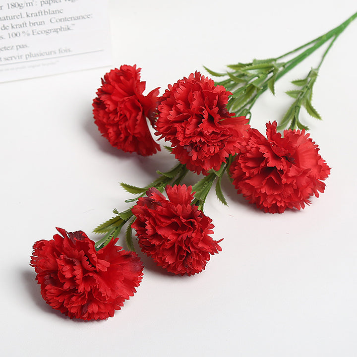 Realistic Floral Carnation Bouquet