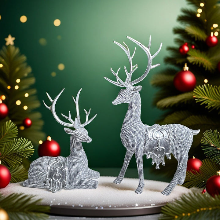 Elegant decorative figure of a majestic red deer Stornfield