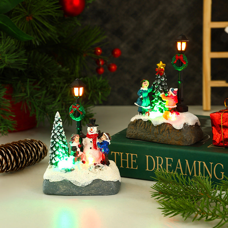 Nostalgic Christmas village scene Stornfield