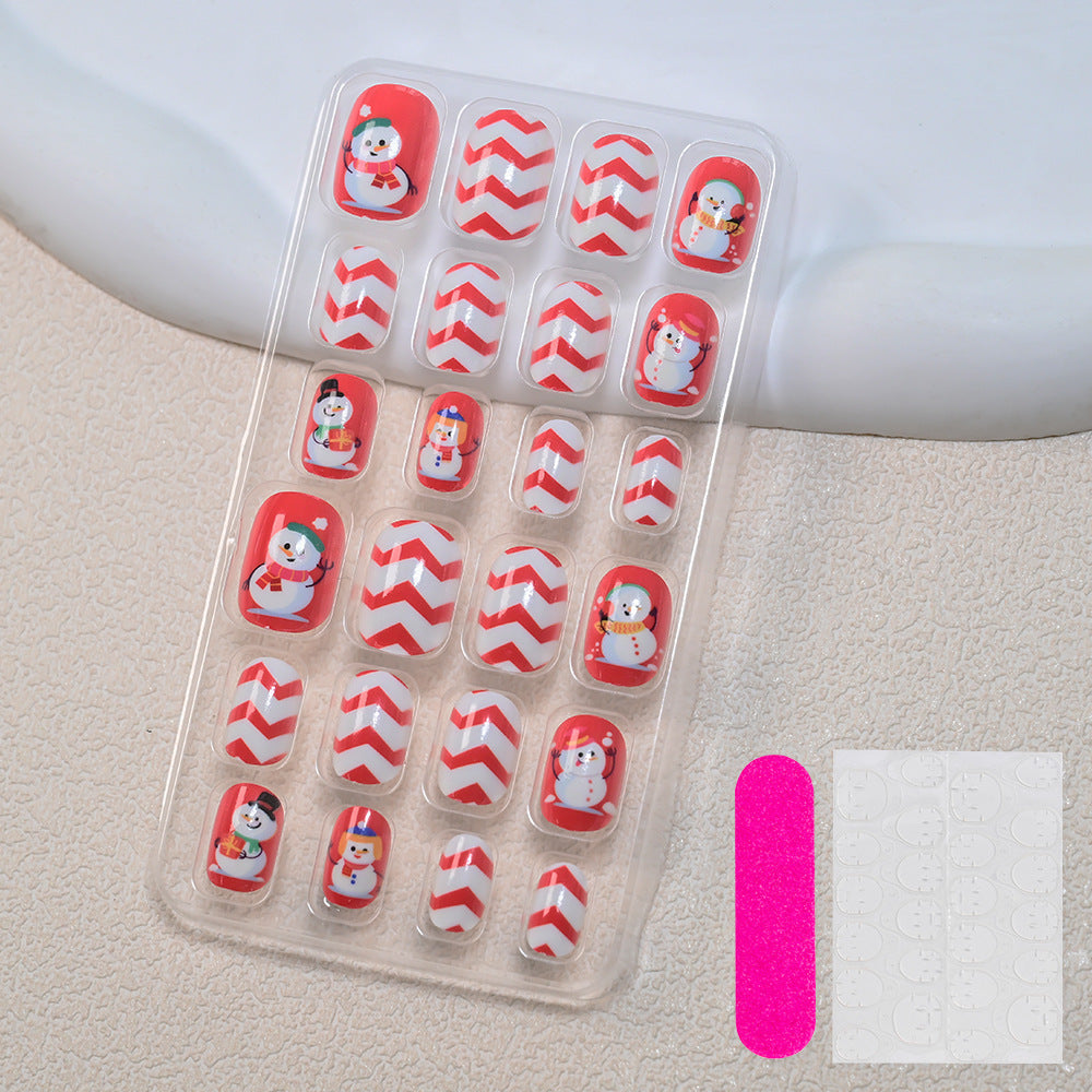 Themed Summer Beach Nail Art Press-On Nails Stornfield