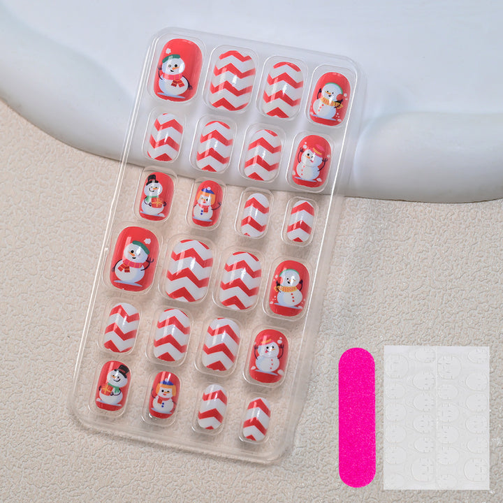 Themed Summer Beach Nail Art Press-On Nails Stornfield